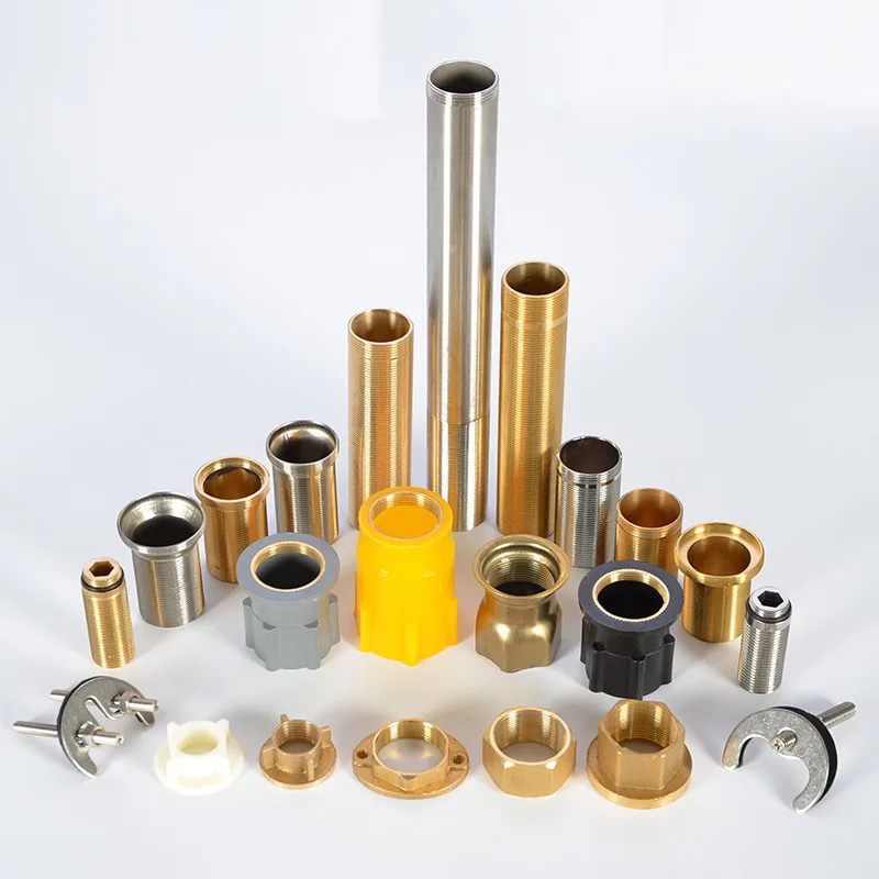 Brass Pipe Fittings Kitchen Faucet Fixed Foot Big Screw Extension Nut Wash Basin Countertop Screw Fixing Seat Repair Accessories