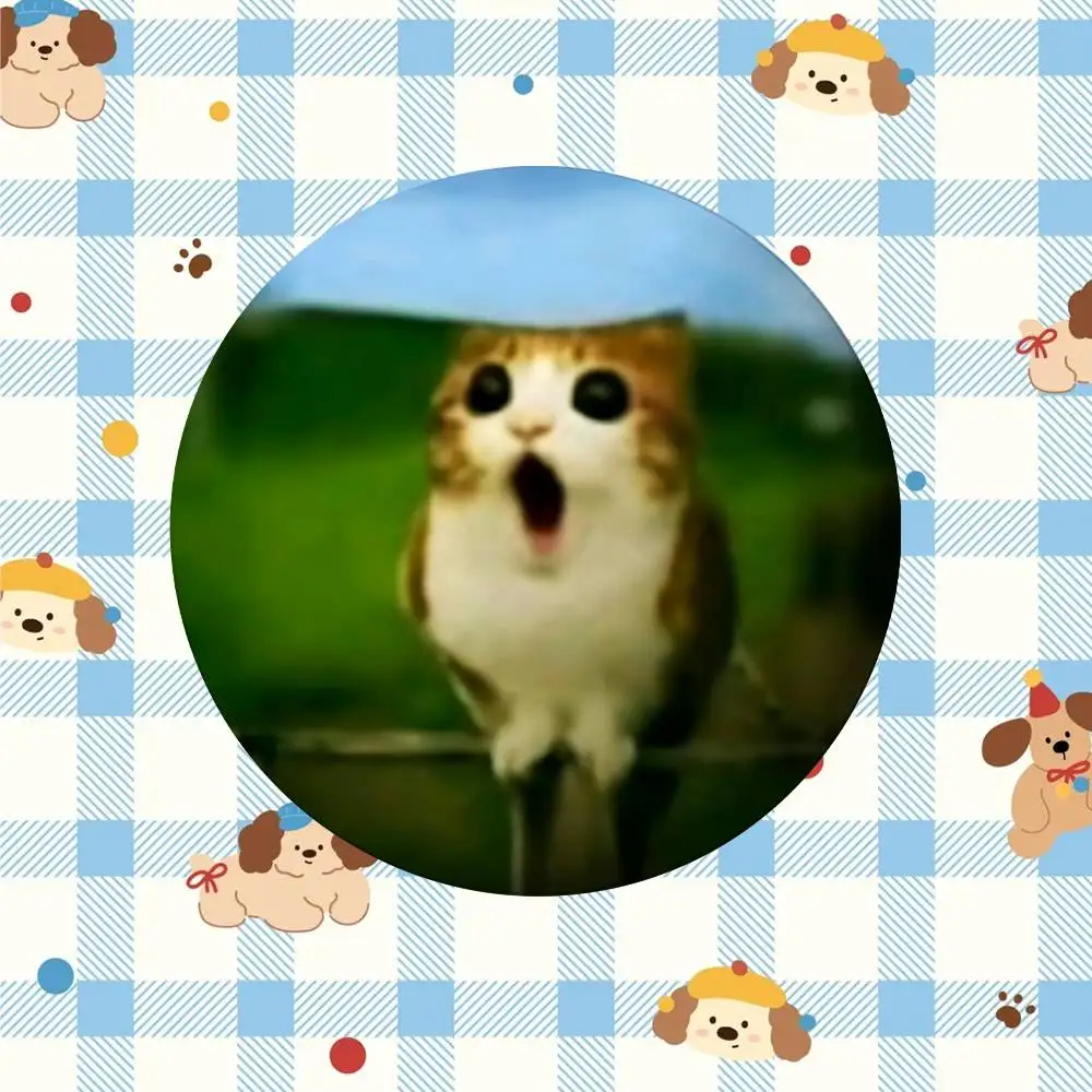 Niedliche Katzen-Memes Meow Kawaii Abzeichen Kreative Blechpins Kreative Zitat-Broschen Kleidung Rucksack Schmuck Geschenk Für – Detail 37