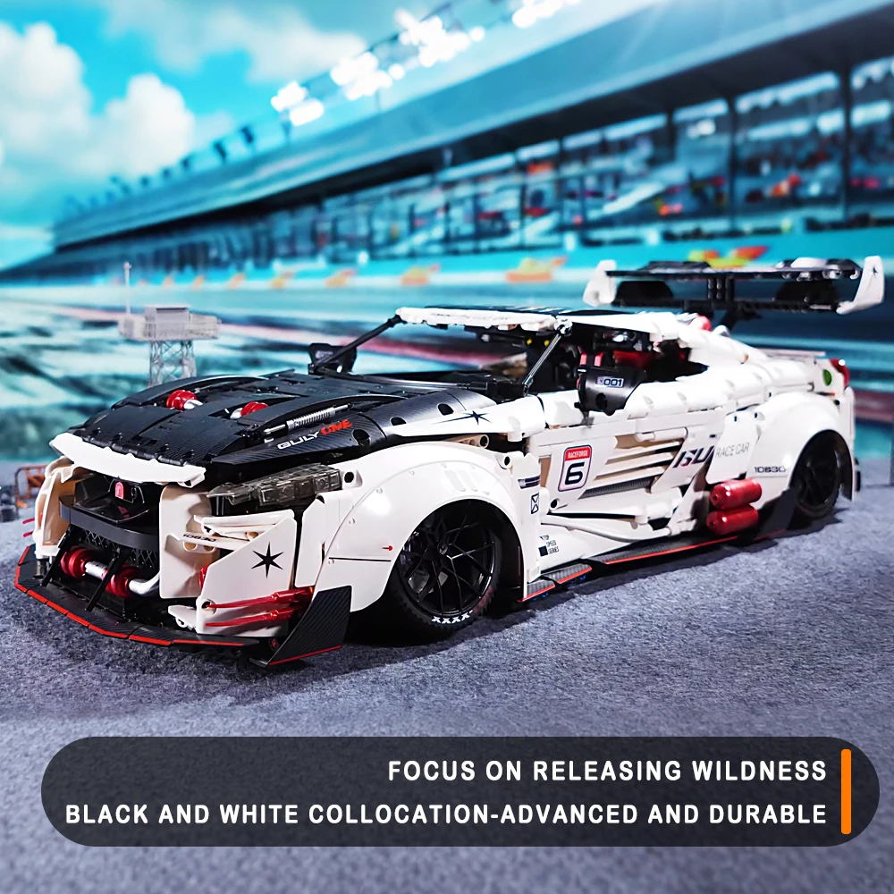 

Конструктор «Спортивный автомобиль»: Набор для сборки низкопрофильного автомобиля, Декор для комнаты, Игрушка, Подарок на Рождество для детей