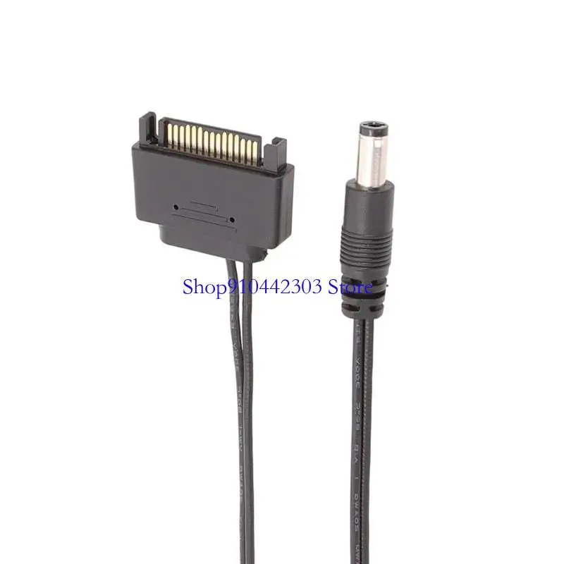 L4MD SATAS yang andal ke kabel daya DC5521, SATAS ke DC5.5X2.1/5.5x2.5mm Kabel Daya untuk Pengiriman Daya yang stabil, Kawat