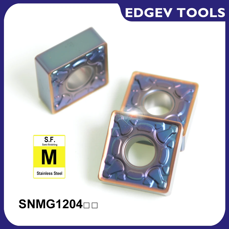 Carbide Insert Torno Cnc Torno Ferramentas Lâmina Snmg Cortador de Metal Ferramenta de Aço Inoxidável 10 Pcs Snmg120408