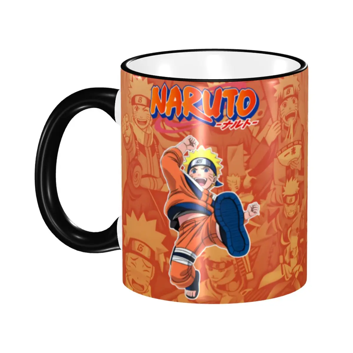 Taza Personalizada de Cerámica con Diseño Vintage de Naruto Uzumaki, Taza de Café con Diseño de Cómics y Películas, Regalo Creativo