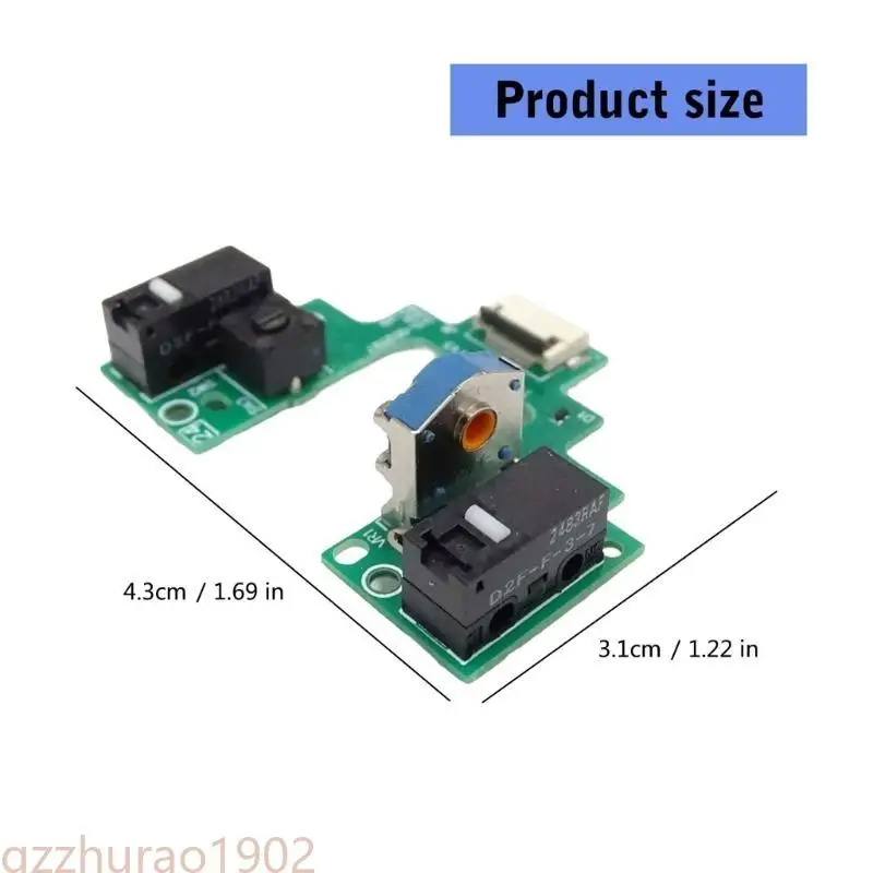 

97QB Welded Soldered Mouse Board External Button Module Microswitches Button Key Board for GPRO2 LIGHTSPEEDs Mouse