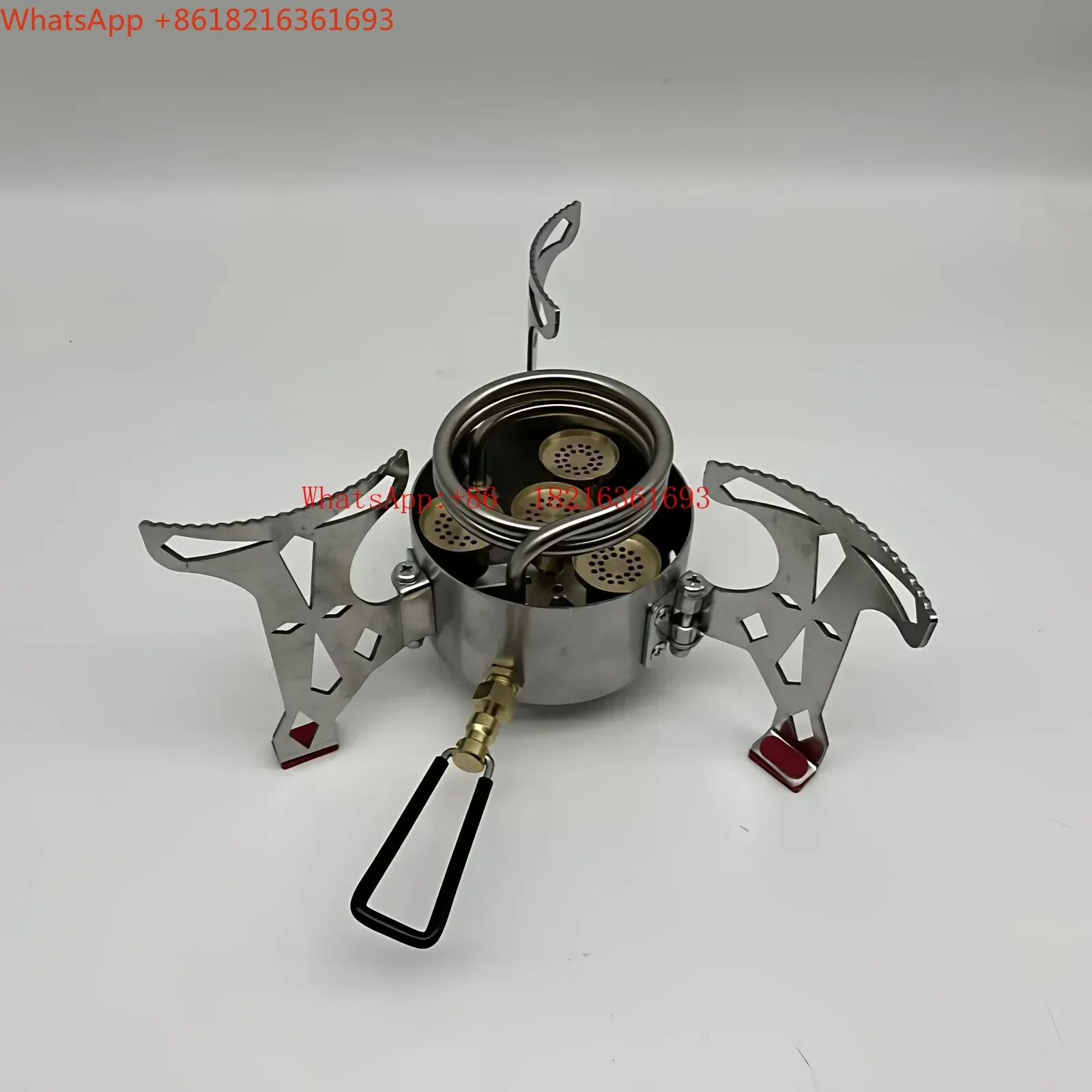 New Arriva Four Burner Gasifier Fire Foldable Portable Large-capacity Outdoor Camping Boiling Water Cooking