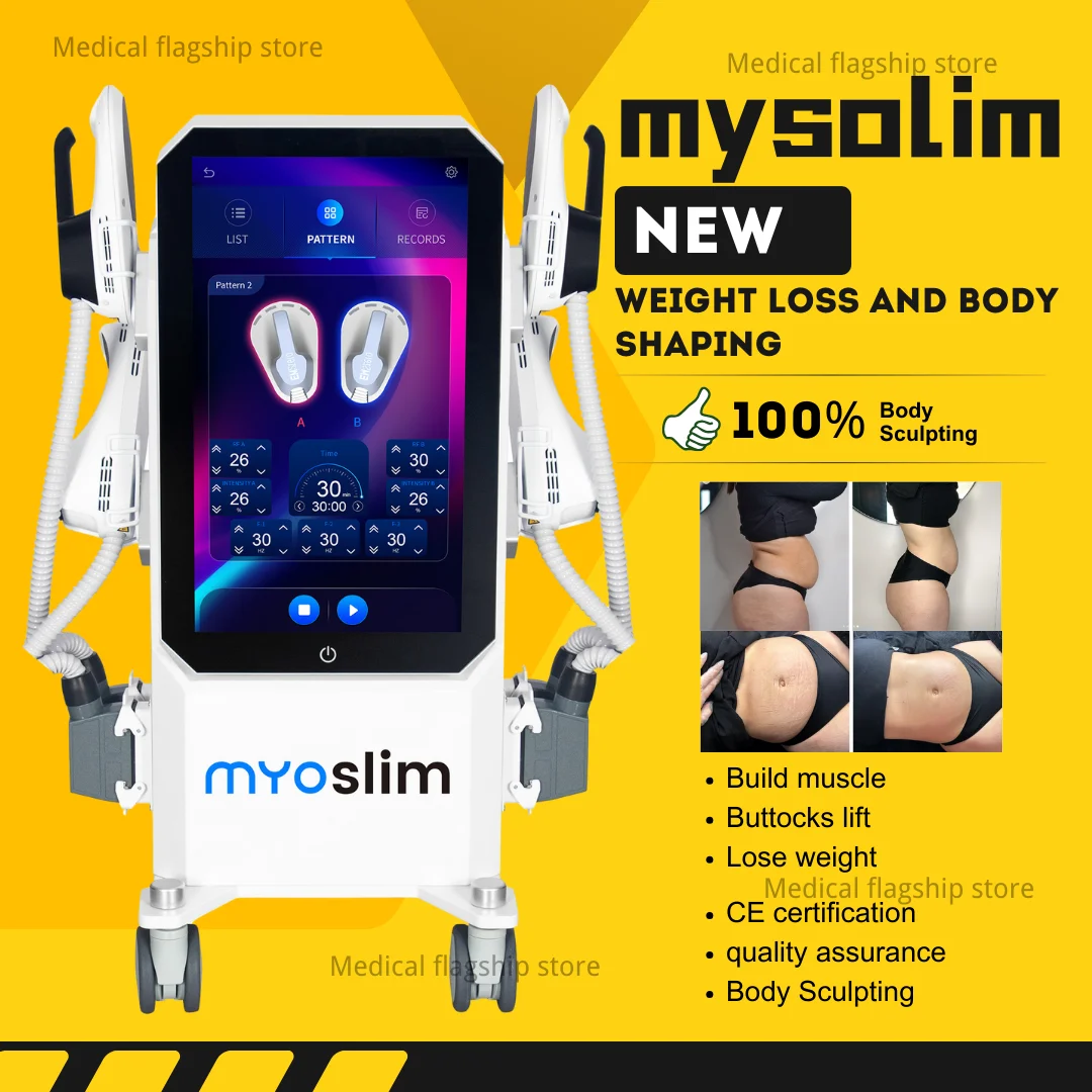

Professional MYOslim RF Ultra PRO 6500W Machine Body Sculpting Machine S Muscle Stimulation Slimming