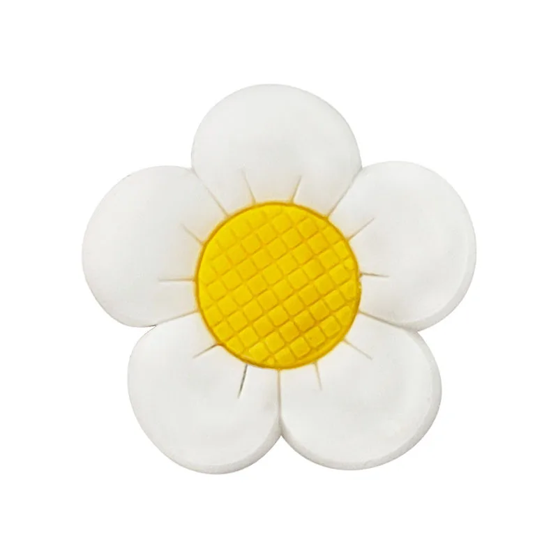 Leuke Kleurrijke Bloemen Schoen Bedels Voor Crocs Klompen Accessoires Pvc Pin Polsband Decoraties Kids Vrouwen Feest Geschenken