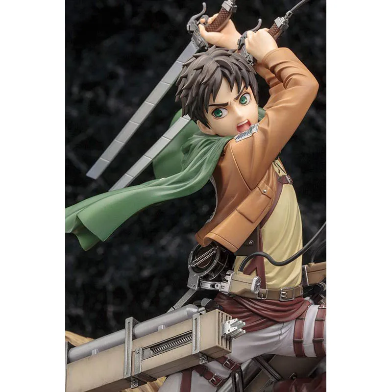 Stock originale Kotobukiya ARTFX J Levi Ackerman Eren Yeager Mikasa Ackerman Attack on Titan Shingeki No Kyojin modello di animazione