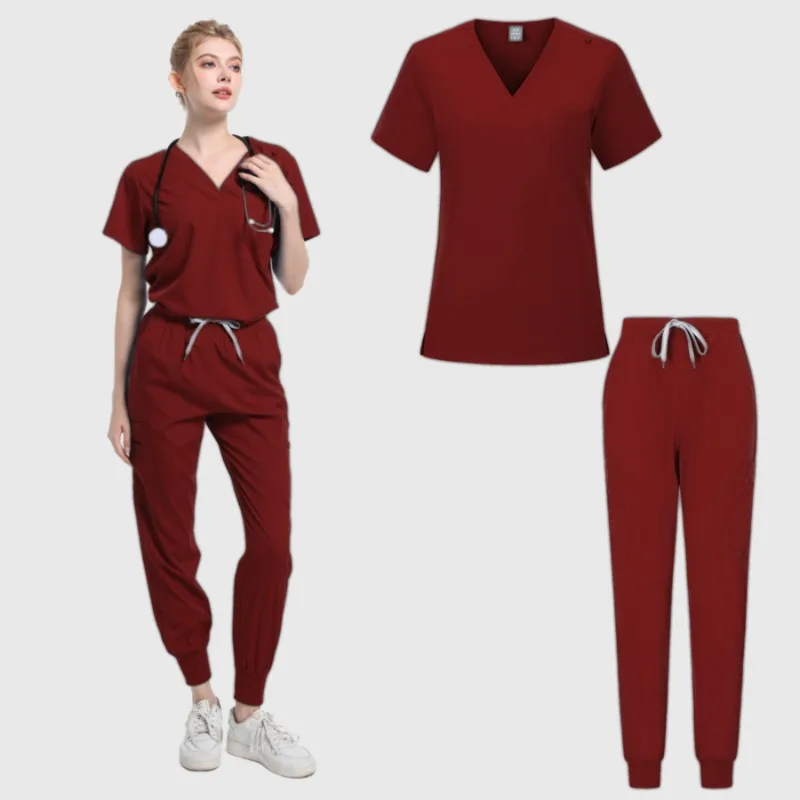 Summer Operating Room Isolation Gowns Nurse Gown Set Hospital Nursing Oral Dental Work Uniforms Hand Wash Clothes
