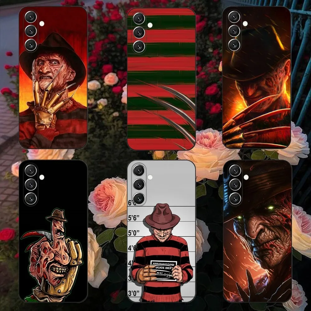 Horror F-Freddy KrugerS Phone Case For Samsung Galaxy A13,A21s,A22,A31,A32,A52,A53,A71,A80,A91 Soft Black Cover