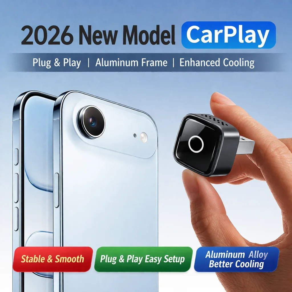 

Новый беспроводной адаптер CarPlay Android Auto, USB-донгл, умный мини-бокс, Plug and Play, универсальный для VW, Toyota, Nissan, Honda, Ford, Benz