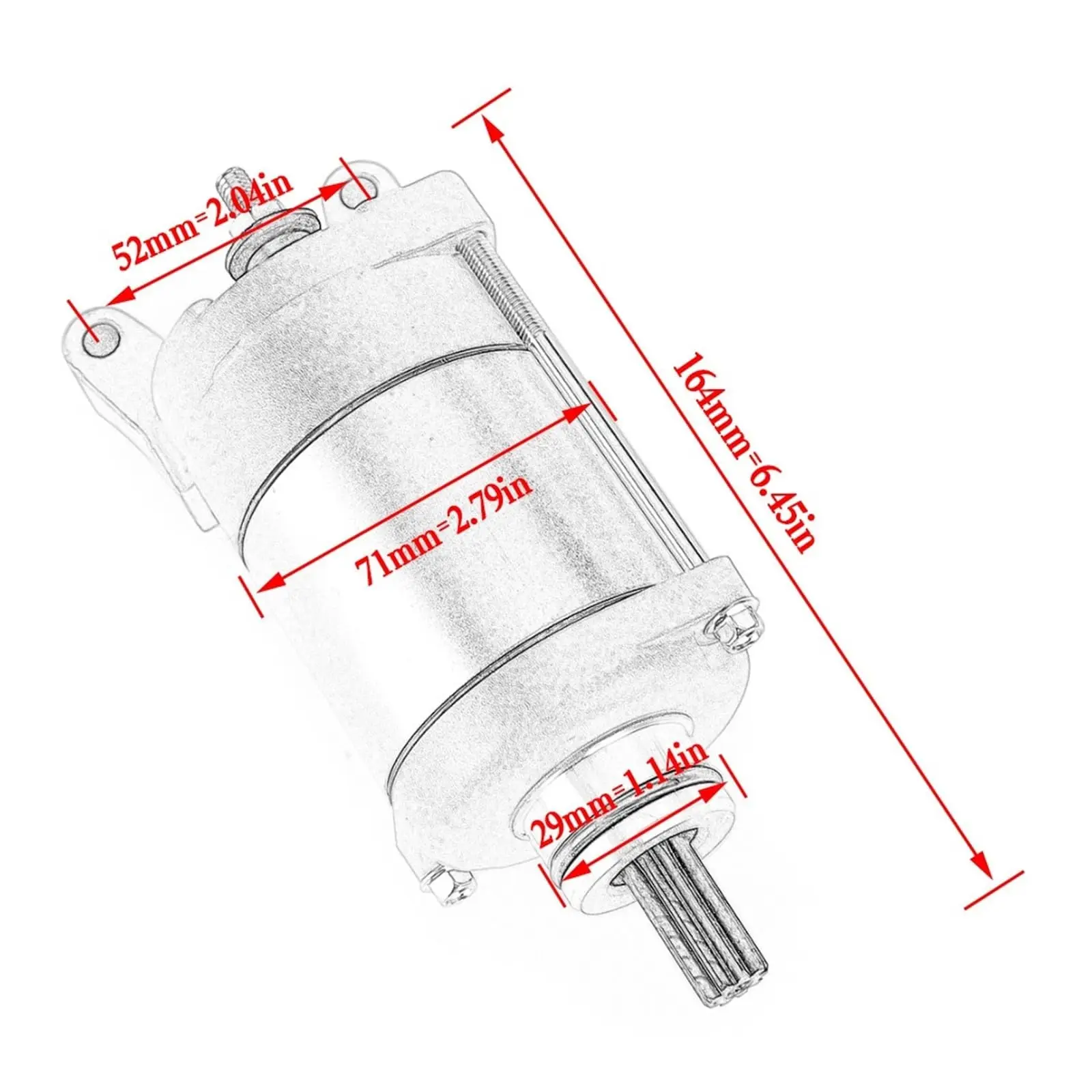31200-KPS-A11 Engine Starter Motor For Honda CRF230 CRF230F 2008-2017 2016-2012 CRF230L CRF230M CRF 230 230F 230L 230M