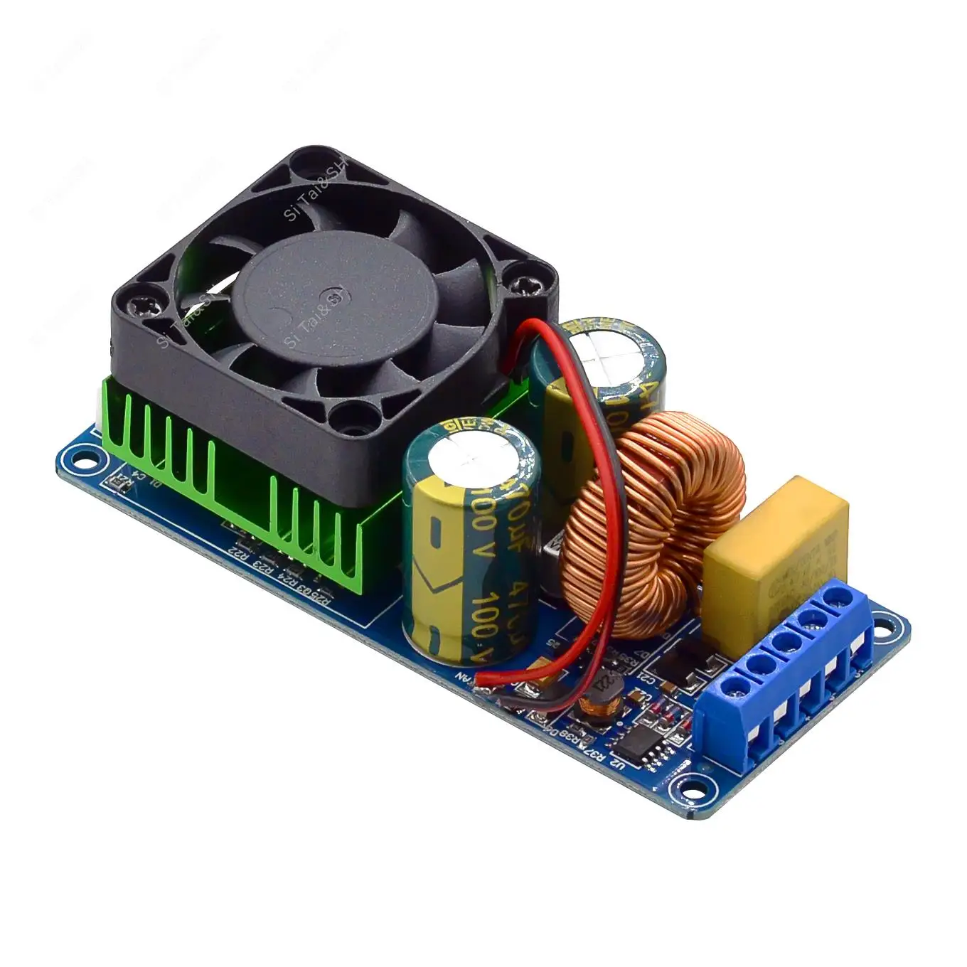 Imagem -04 - Placa de Amplificador de Potência Digital de Alta Potência Irs2092s Classe d Hifi Acabado Mono Super Lm3886 500w