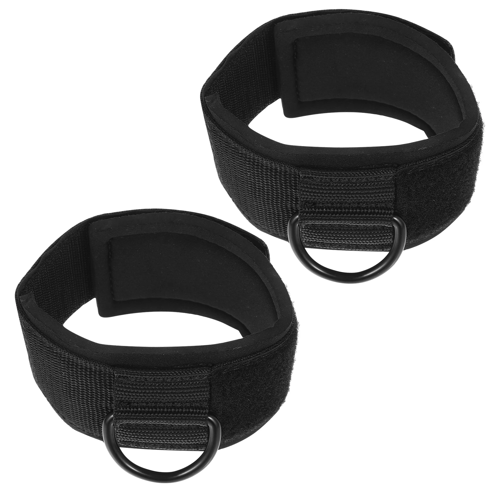 

2pcs Portable Ankle Strap Buckle Design Wear-Resistant Sports Ankle Belt For Leg Hip Resistance Training Gym Home Use Fitness