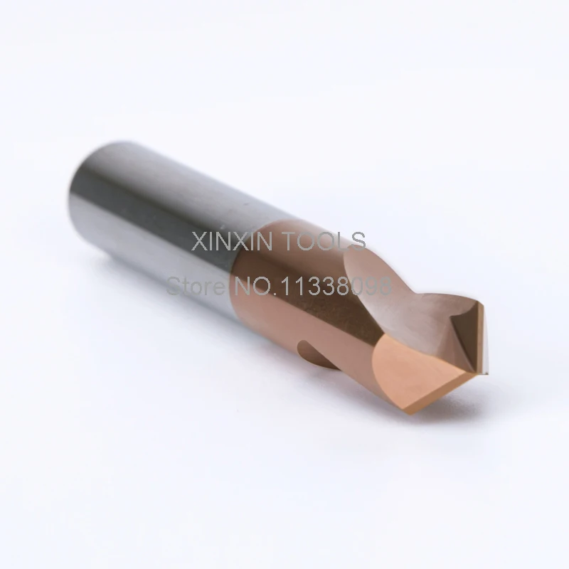 3mm-20mm*60 90 120 degrees 3flutes HRC60 Solid carbide chamfer drill Chamfering cutter Countersink Drill Bit Free shipping