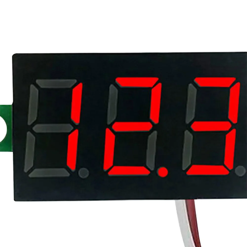 1-10PCS 0.28 Inch 2 wires DC 2.5V-40V Mini Digital Voltmeter Voltage Tester Meter Red/Blue/yellow/green LED Screen meter