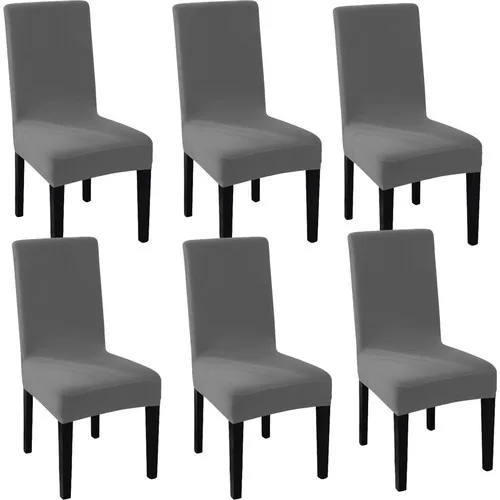 Bogda Velvet Lycra Chair Cover 6'lı Set