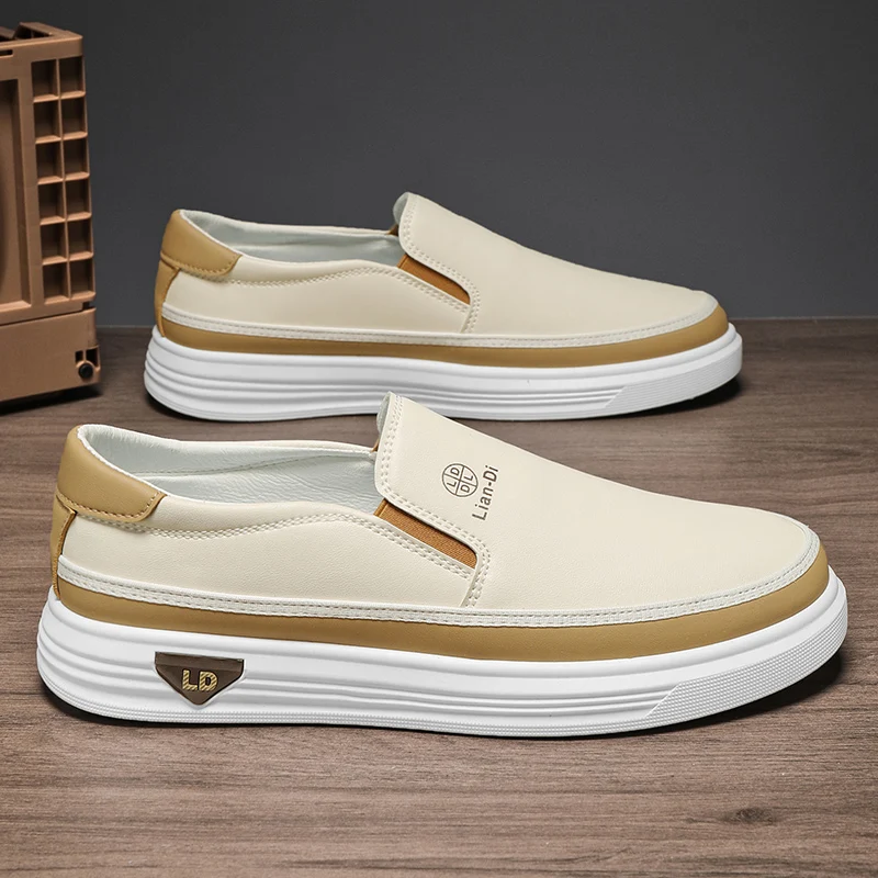 

Мужские лоферы, весна, большие размеры, круглый носок, мужские туфли без шнуровки, повседневная обувь, простые, легкие, слипоны