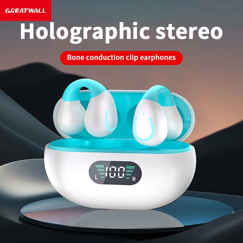 

GREATWALL Wireless Bluetooth 5.4 Earphones fone de ouvido bluetooth high quality headphones touch control Earbuds For Sports