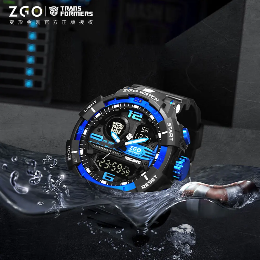 Transformers Joint Watch Smart Sports Waterproof Electronic Watch Optimus Prime Hornet Mechanical Watch Children Boys Men Gifts