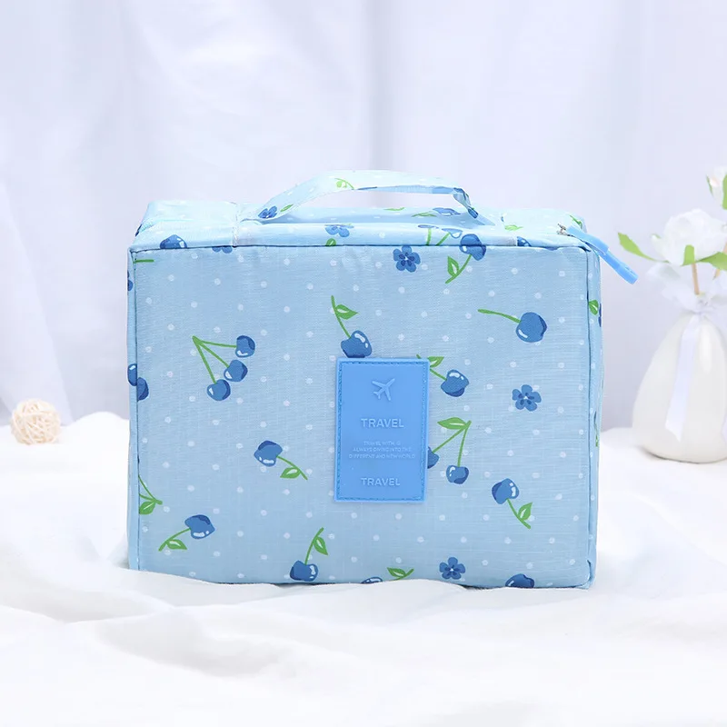 Toiletrys Organizer Cosmetic Bags Girl Outdoor Travel Makeup Bag Cactus New Woman Personal Hygiene Waterproof Tote Beauty Cases