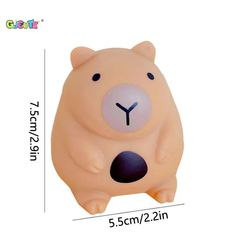 Cute Cartoon Capybara Mochi Pinching Toy Squishy Toy Slow Rebound Decompression Toys Stress Release Hand Relax Gifts