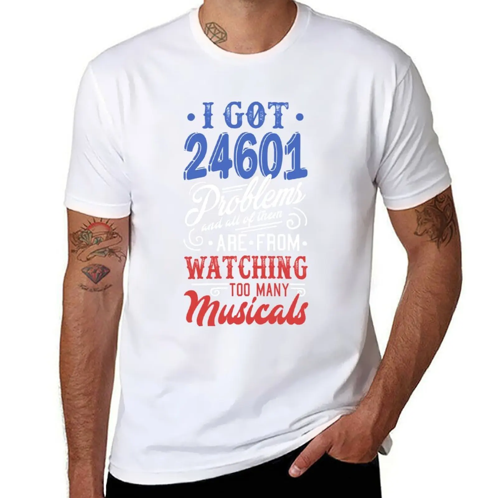 

Watching Too Many Musicals T-Shirt graphic t shirts for man black cotton t-shirt plain for man package T-Shirt