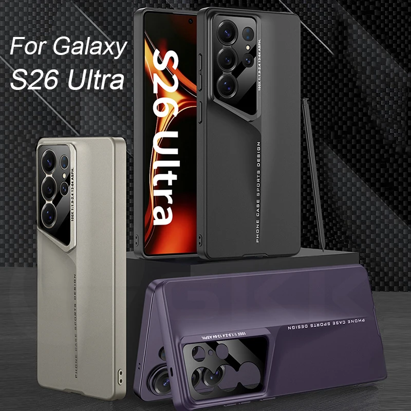 Ultra-thin Armor Plastic Case For Samsung Galaxy S26 Ultra Shockproof Protective Matte Hard Slim Cover for Galaxy S25 Ultra Case