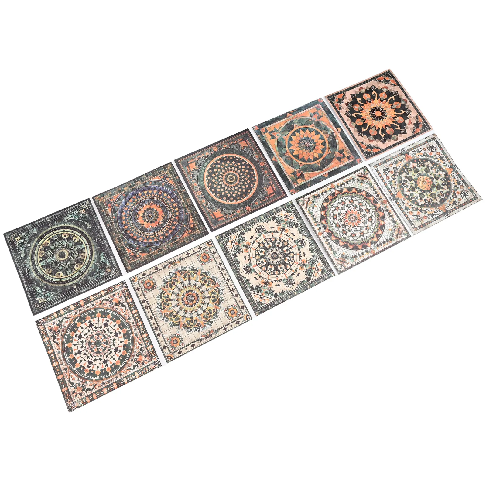 Creative Home Decoration Art PVC for tile Stickers Thickened PVC Material 10 Sheets In A Set 15cm And 20cm Options
