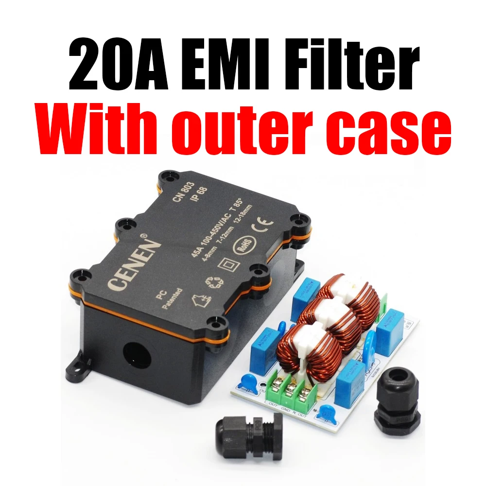 EMI Filter External AC 220V audio power supply EMI Filter 110V Surge overvoltage EMC Electromagnetic interference