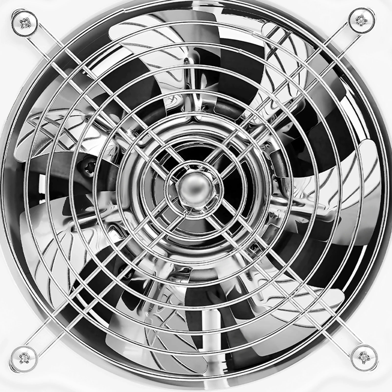 Ventilateur d'extraction silencieux 40W 2600 tr/min, moteur en cuivre 7,5x7,5 pouces, support mural/fenêtre pour cuisine, bain et entrepôt