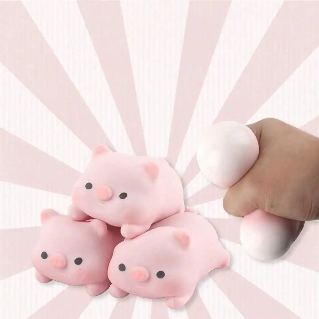 

Creative Stress Relief Pull Pig Squishy Toy - Stretchy Mochi Tofu Ball - Decompression Vent Fidget For Adults - Suitable For Holiday Gifts, Fun And Cute Gifts, Birthday Gifts, Easter Gifts, Halloween Gifts, Christmas Gifts, Party Gifts