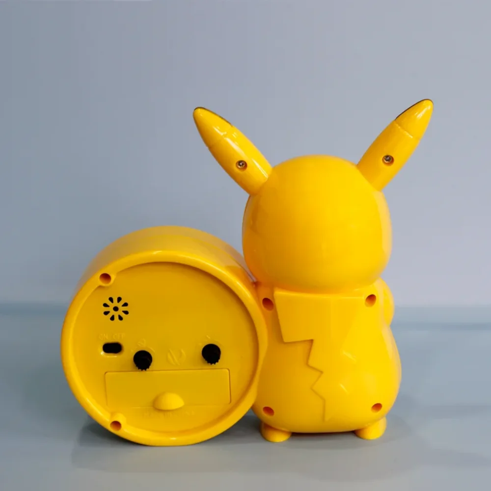 Kawaii Anime Pokemon Alarm Clock Cute Pikachu Students Punctuality Pointer Clock Catoon Bedroom Desk Decoration Birthday Gifts