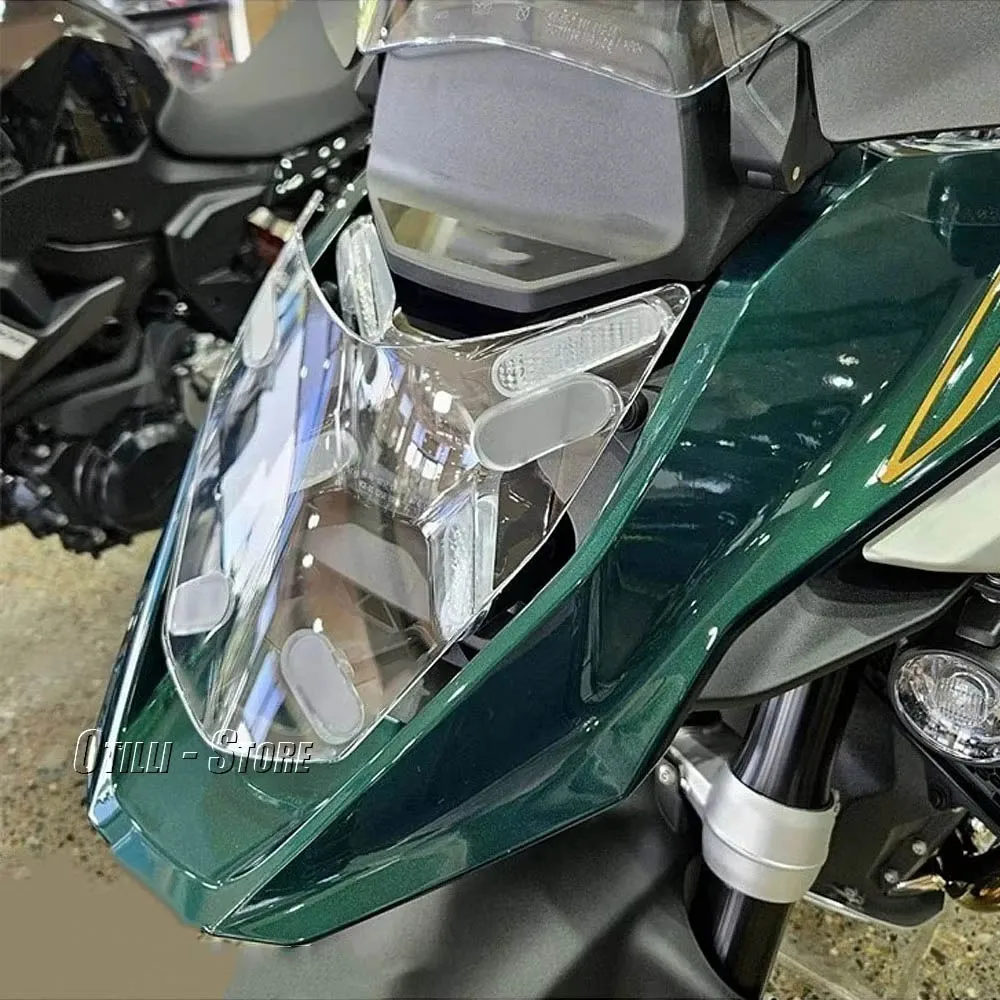 غطاء حماية أمامي من الأكريليك غطاء حماية للمصابيح الأمامية جديد لسيارات BMW R1300GS r1300gs R1300 GS Adventure 2023 2024 2025