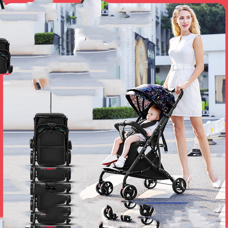 

Strollers Can Down When You Go Out, Folding Children, Baby BB, Strollers Umbrella Carriages Portable Baby Stroller Foldable