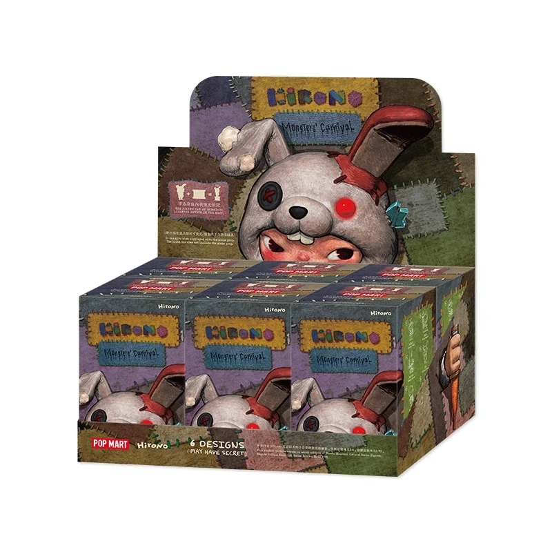 New Genuine POPMART Hirono Monsters' Carnival Series Blind Box
