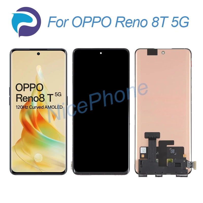 

for OPPO Reno 8T 5G LCD Display Touch Screen Digitizer Assembly Replacement 6.7" CPH2505 Reno 8T 5G Screen Display LCD