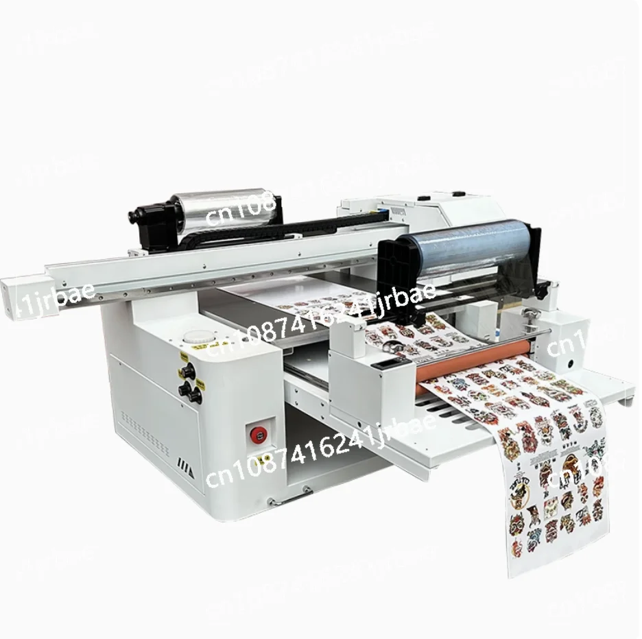

Crystal label coil flatbed printer bronzing sticker gift box mobile case metal plastic small printing machine