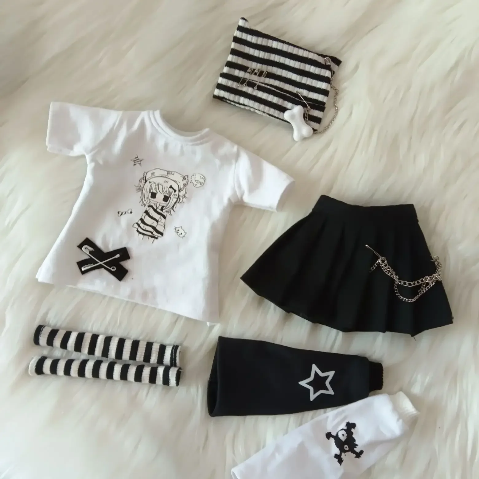 

Индивидуальный костюм для куклы 1/4 1/5 1/6, модная шапка с кошачьими ушками, набор игрушек для девочек, нарядный подарок, игровой домик, аксессуары для кукол, без куклы