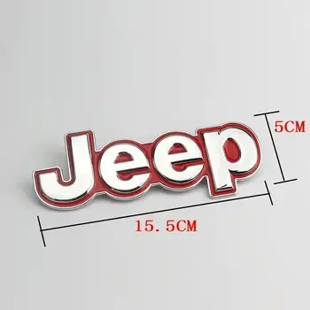 適用於JEEP Patriot Wrangler Grand Cherokee Compass Renegade Rubicon Liberty的汽車後備箱標誌側翼子板標誌貼紙 8 最佳銷售 吉普叛逆者(Jeep Renegade)的配件 - №3
