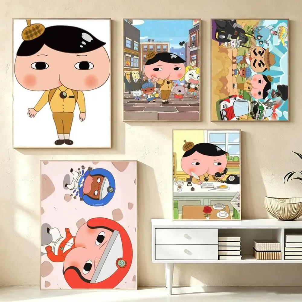 Butt Detective  Poster Waterproof Wall Art Sticker For Bar Living Room Vintage Decor High Quality Print Gift
