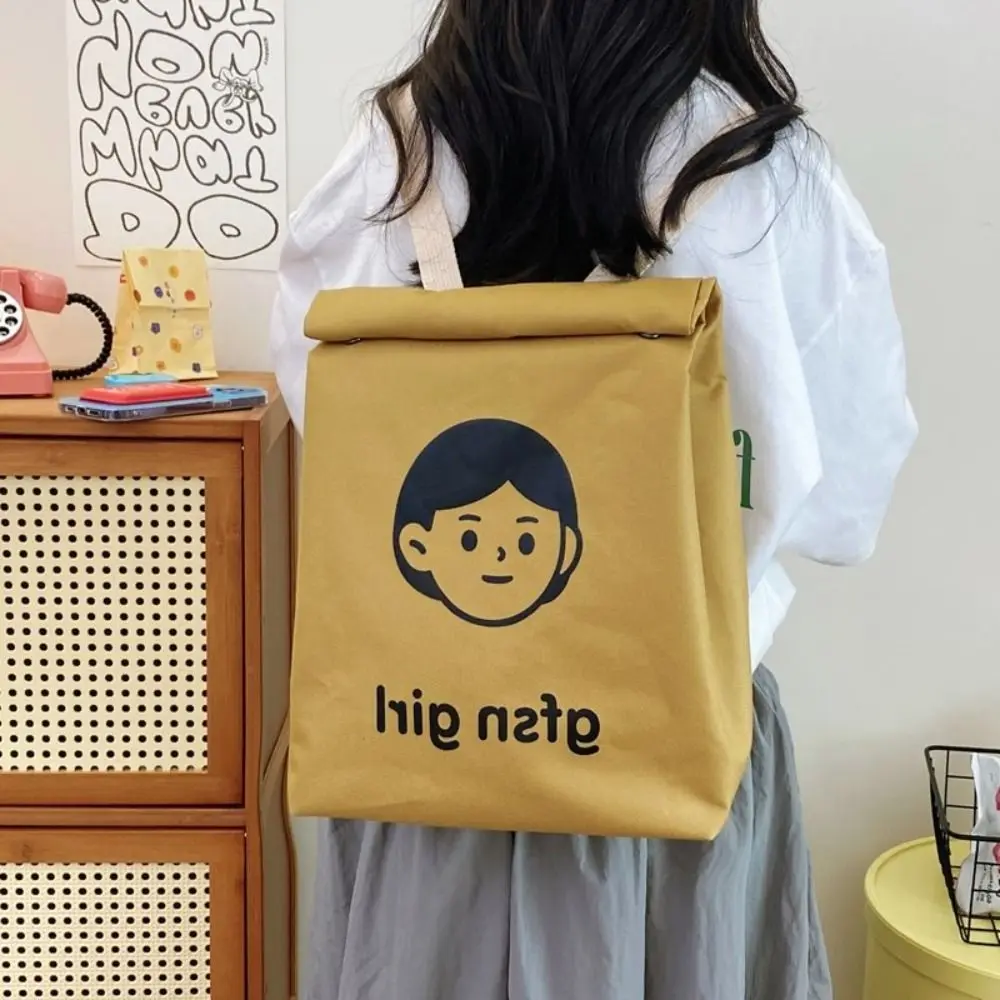 

Cool Lightweight Square Canvas School Bag Large Capacity Leisure Gfsn Girl Backpack Durable Canvas Travel