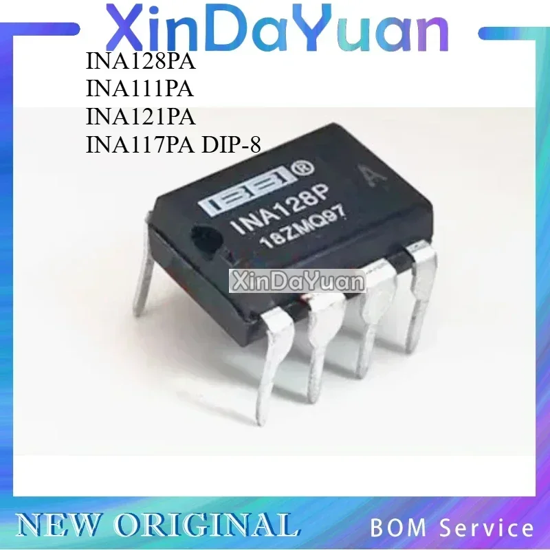 5 pcs INA128P INA128PA INA111P INA111PA INA121P INA121PA INA117P DIP-8