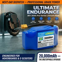 Batería de Litio 36V 20Ah 10S2P con BMS para Hoverboard y Monociclo Eléctrico