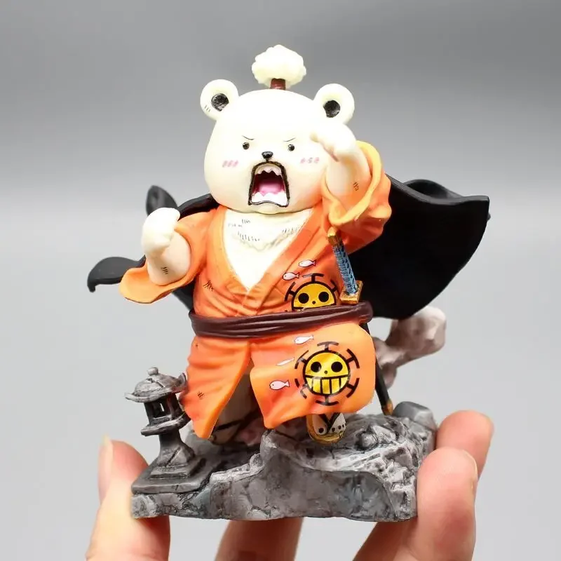 10cm ein Stück Wano Bepo Anime Figuren Figur Kawaii PVC Statue Modell Puppe Dekoration Ornamente Sammlung Geburtstag Spielzeug Geschenke