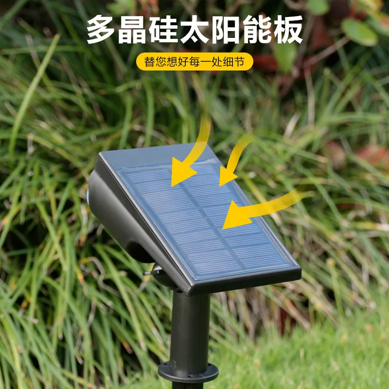 

Professional Solar LED Ultra Bright Garden Villa Lighting Waterproof Energy Conservation Automatic Lighting Adjustable Angle