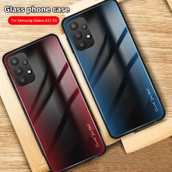 Luxury Glass Cover For Samsung Galaxy A55 A54 A53 A52 A52S A34 A33 A32 A13 4G 5G Case Shockproof Protective Bumper A55 5G Fundas