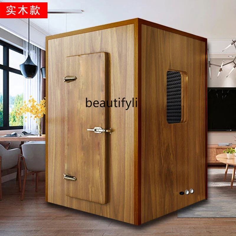 LS 51 حجرة نوم عازلة للصوت، استوديو تسجيل منزلي، كشك الهاتف المحمول، كابينة صامتة، غرفة ممارسة الطبل #6