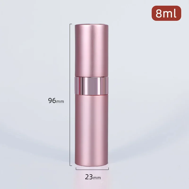 8ml Metal aluminum refillable perfume bottle cosmetic spray bottle portable empty Atomizer perfume travel bottle