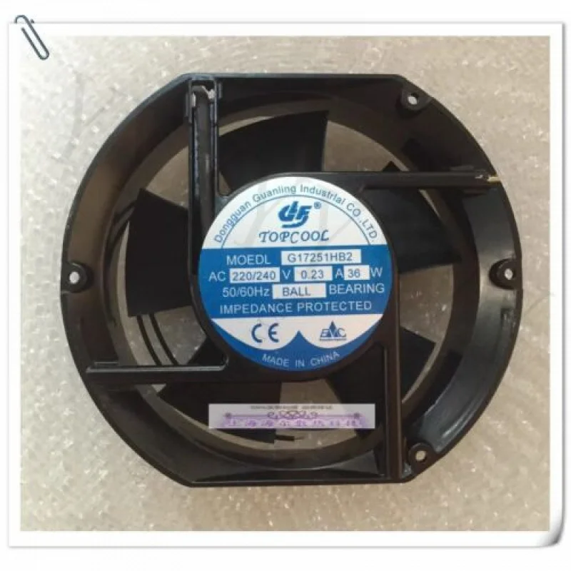 

Y+ FOR TOPCOL MODEL GL17251HB2 AC220/240V 0.23A 36W Cooling Fan