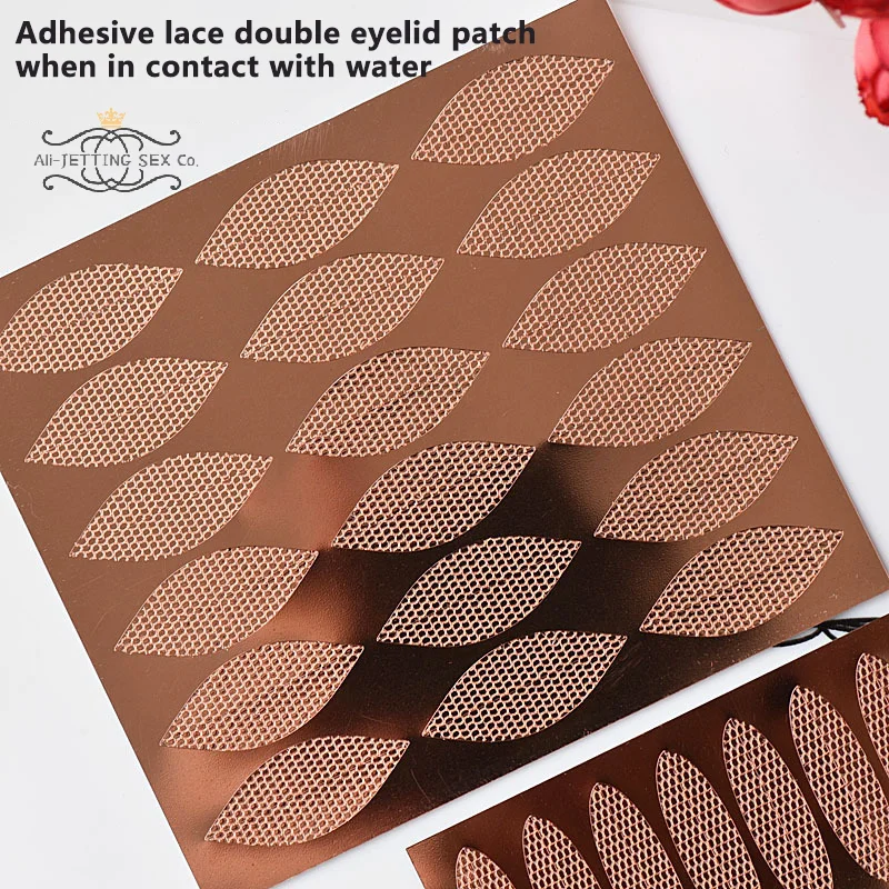 480 Pcs Lift Strips Makeup Tools Beauty Double Eyelid Tape Lace Mesh Eyelid Sticker Invisible Eye Stickers Self-Adhesive Fiber